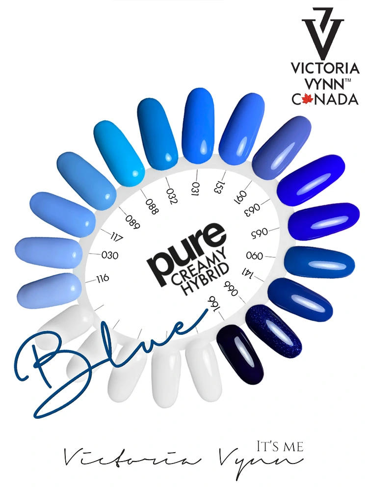 Best Blue Gel Polish Victoria VYNN Pure 116 030 117 089 088 032 031 153 091 063 065 090 141 066 166