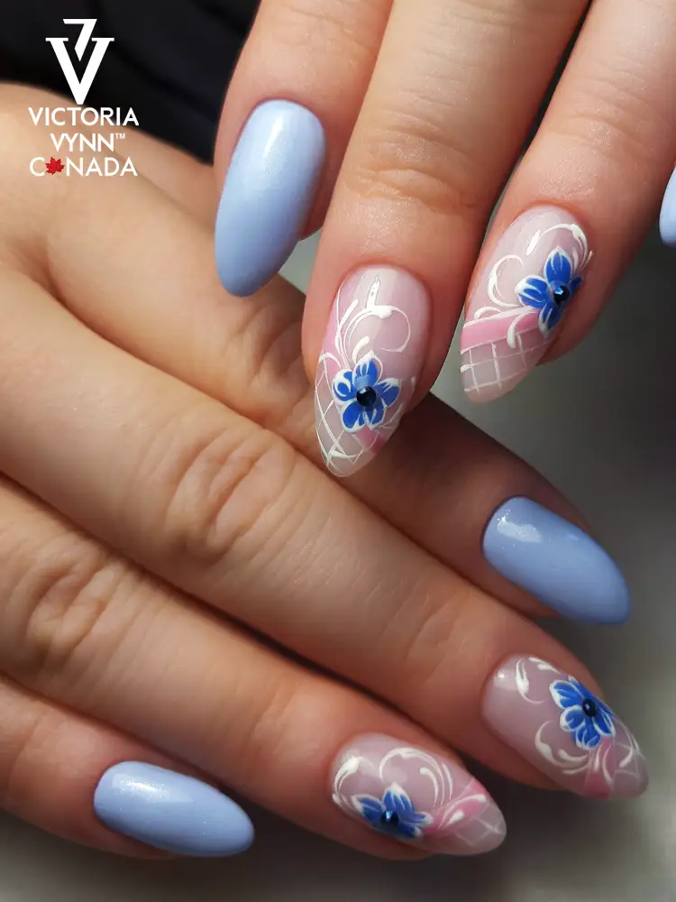 victoria vynn best baby boy blue nails no. 116 boy blue 1 3