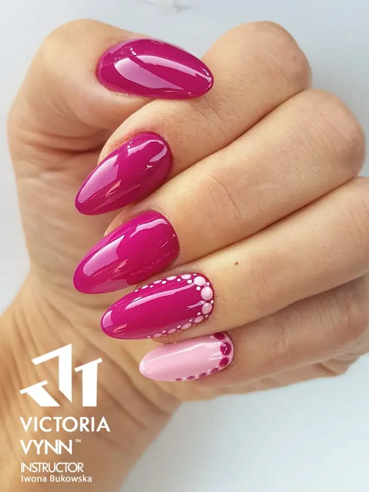 victoria vynn pure violet pink gel polish rose madder no. 127 pure creamy 1 1