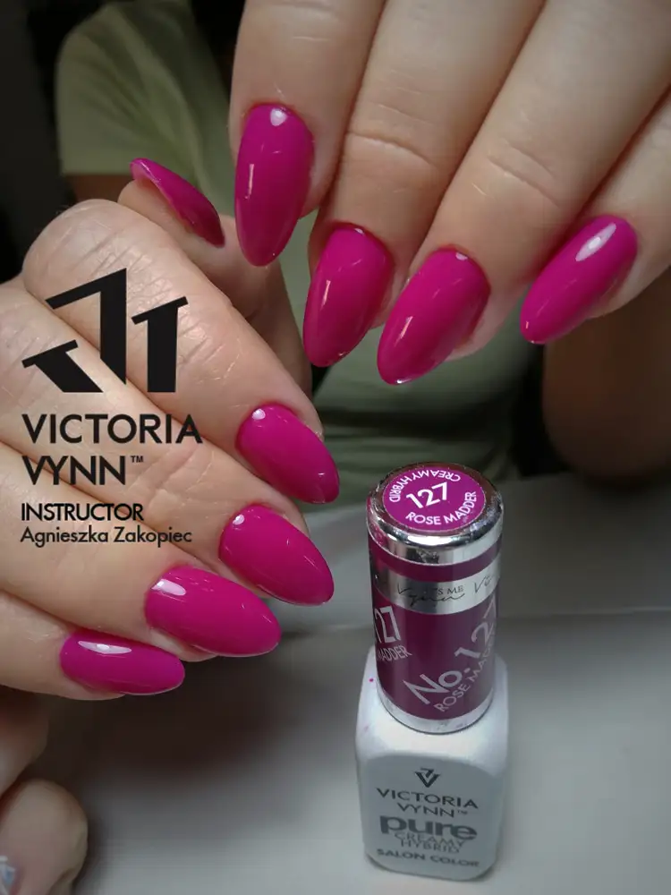 victoria vynn pure violet pink gel polish rose madder no. 127 pure creamy 1 3