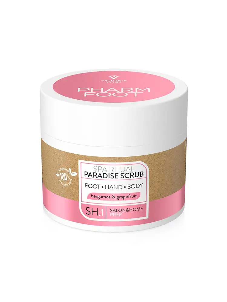 Victoria VYNN Pharm Foot SPA Ritual Paradise Touch Best Hand and Body Scrub bergamot grapefruit