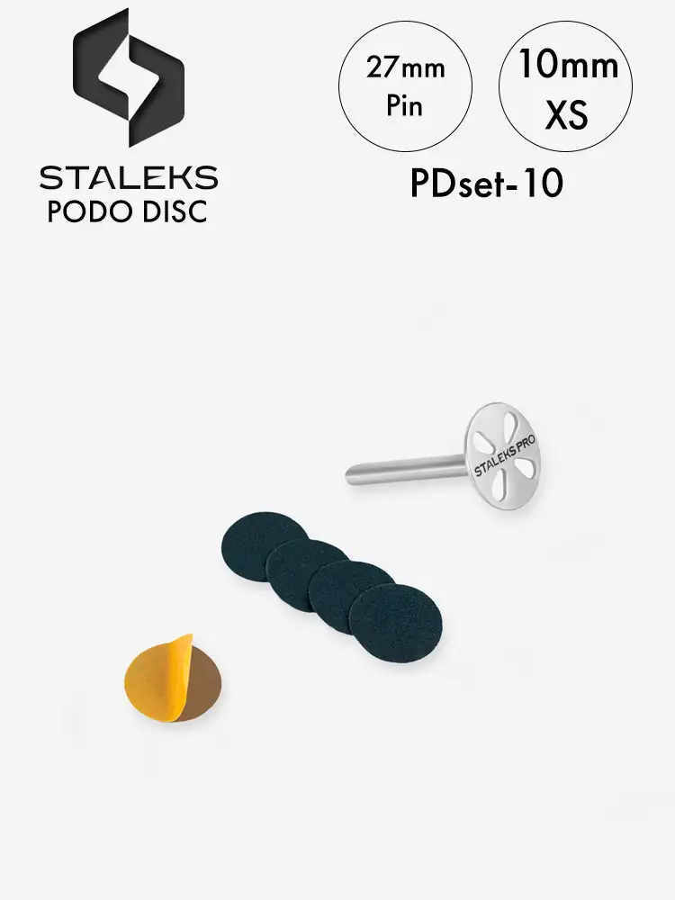 Staleks Pro Pedicure Disc PodoDisc Complete Set 22 stalek podo disc pdset 10 professional use pedicure disc xs 1 1