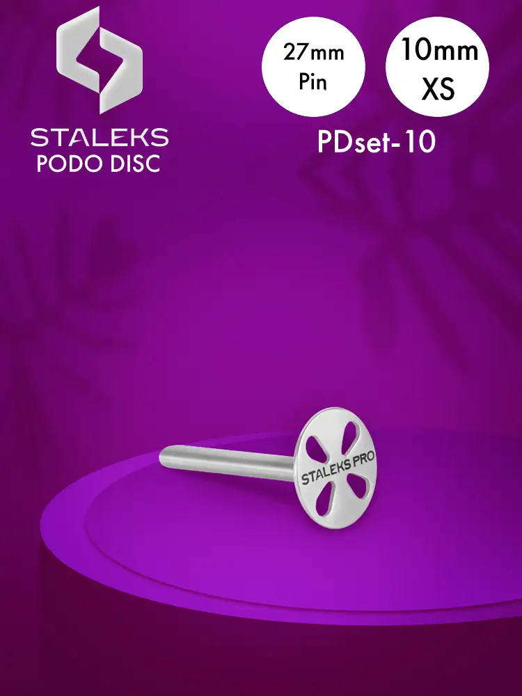 Staleks Pro Pedicure Disc PodoDisc Complete Set 6 stalek podo disc pdset 10 professional use pedicure disc