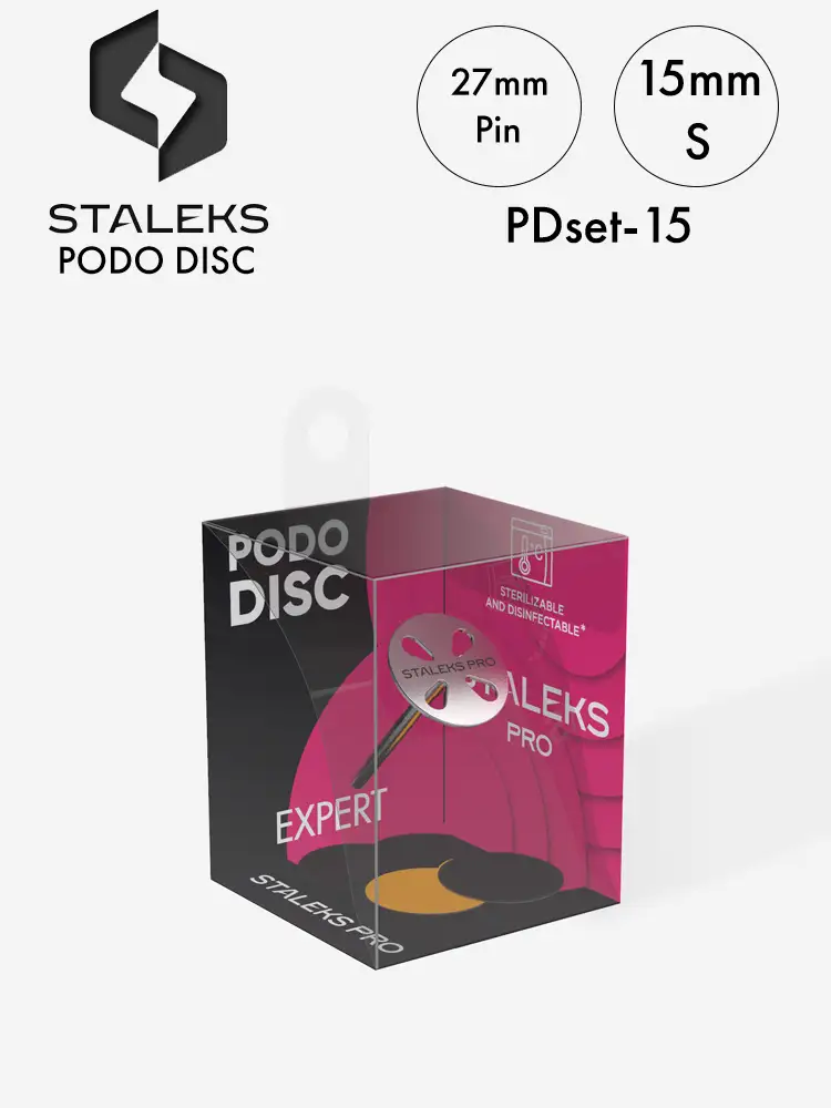 Staleks Pro Pedicure Disc PodoDisc Complete Set 32 stalek podo disc pdset 15 professional use pedicure disc s