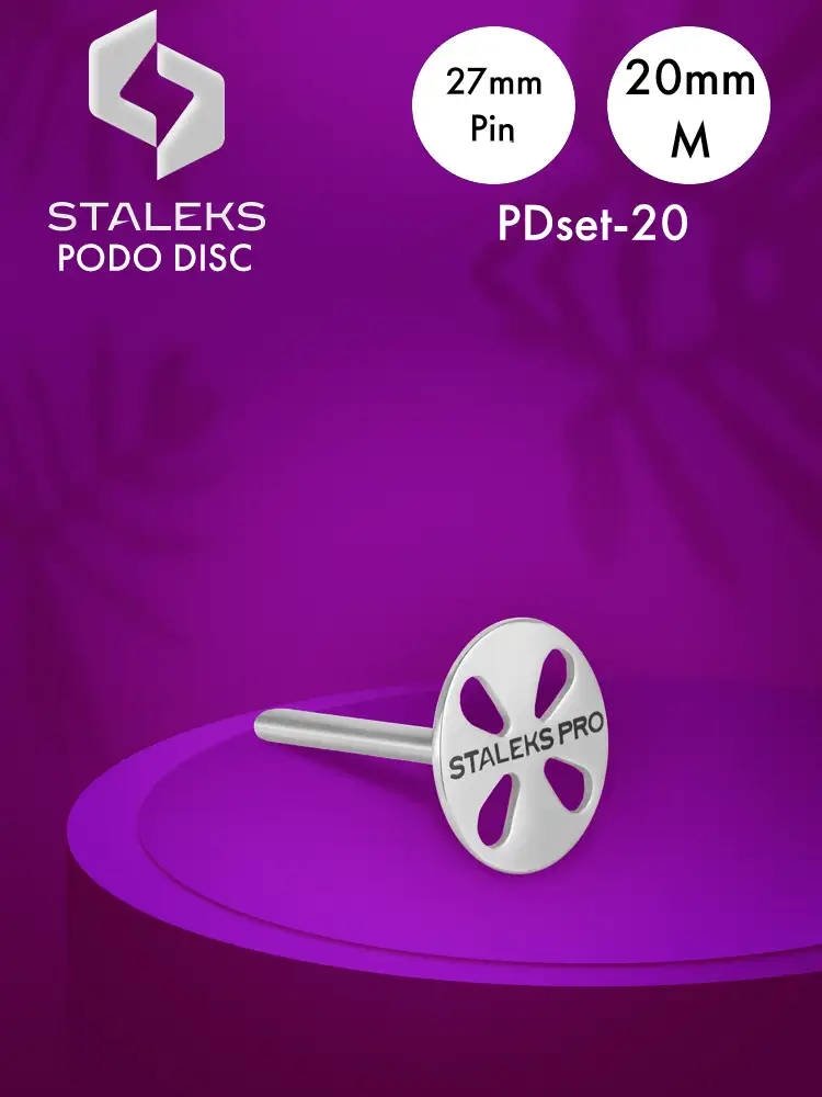 Staleks Pro Pedicure Disc PodoDisc Complete Set 10 stalek podo disc pdset 20 professional use pedicure disc m