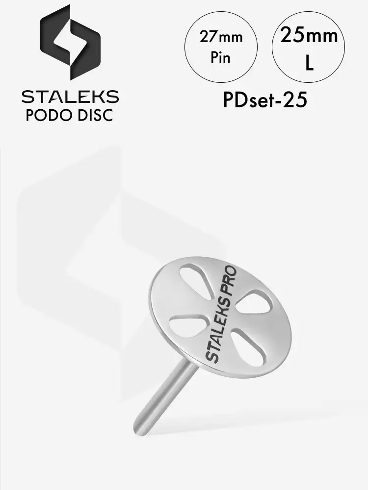 Staleks Pro Pedicure Disc PodoDisc Complete Set 20 stalek podo disc pdset 25 professional use pedicure disc l 1 2