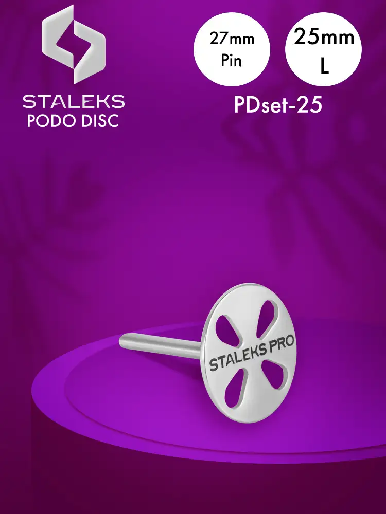 Staleks Pro Pedicure Disc PodoDisc Complete Set 12 stalek podo disc pdset 25 professional use pedicure disc l