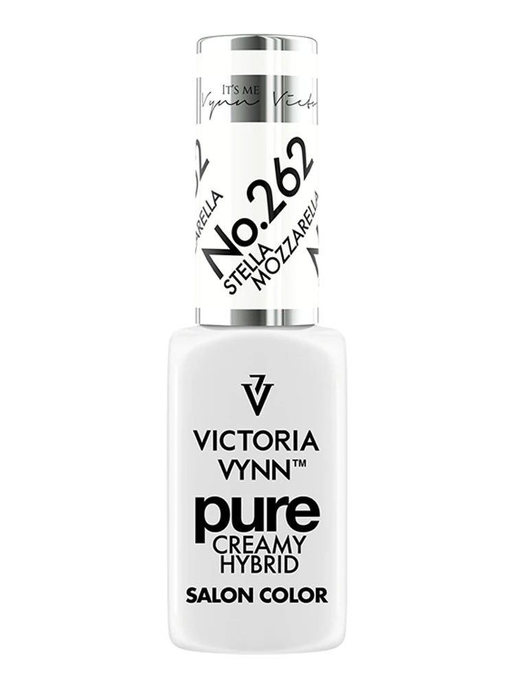 Victoria VYNN Pure Creamy Hybrid Gel Polish No. 262 Stella Mozzarella 2 victoria vynn pure creamy hybrid pomodoro collection no. 262 stella mozzarella