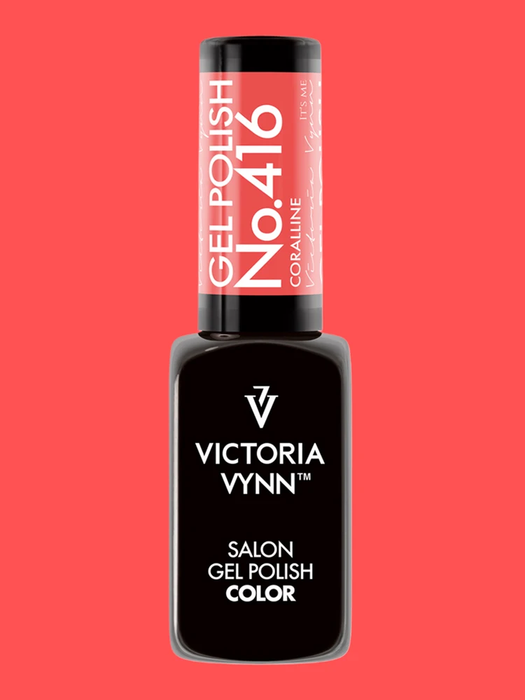 Victoria VYNN Gel Polish No. 416 Coralline 6 victoria vynn salon gel polish no. 416 coralline 1 1