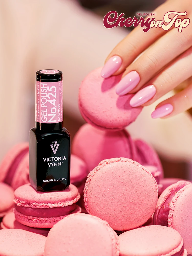 victoria vynn salon gel polish cherry on top collection macarose 425 1 2