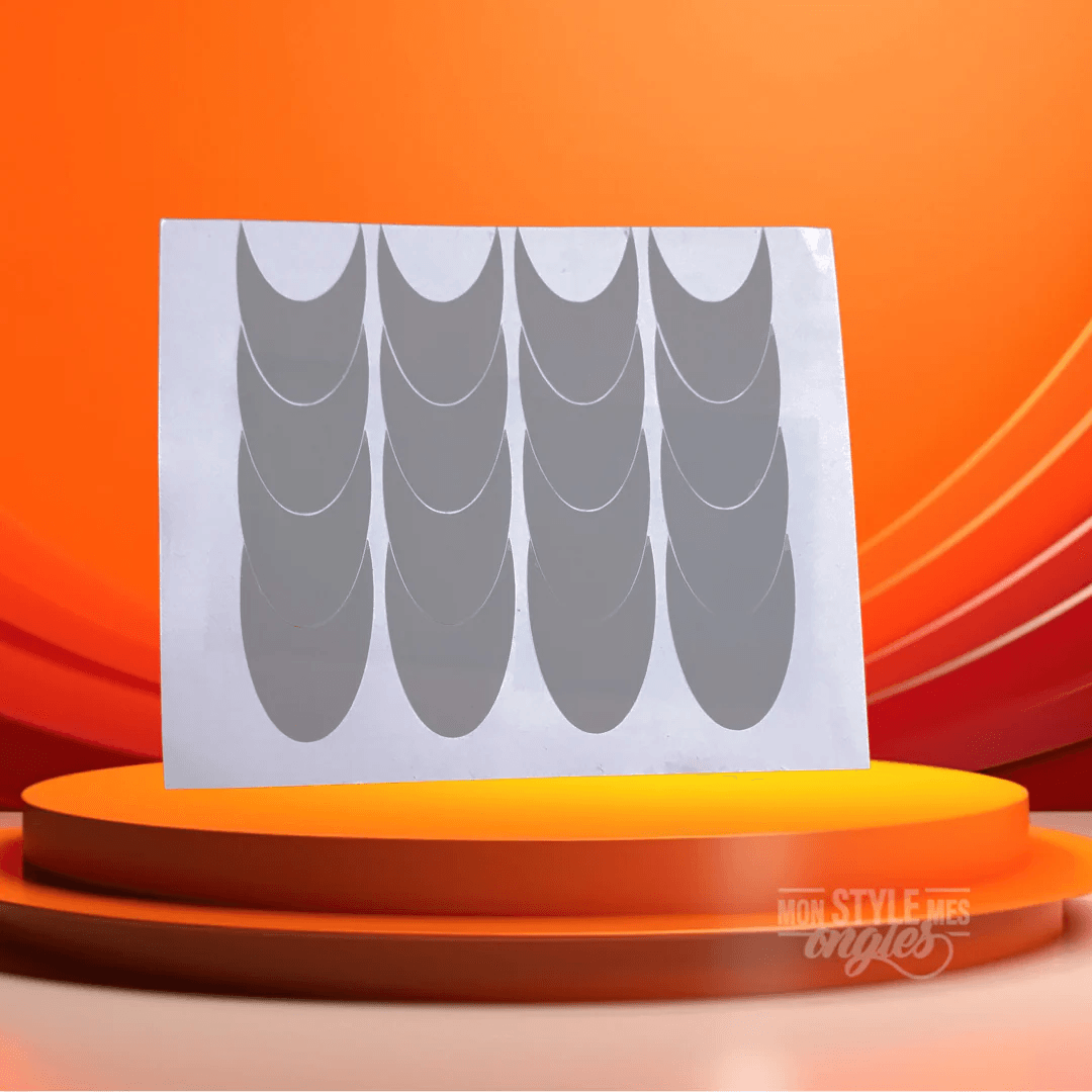 MSMO Reusable Stencil – "French Large" Pattern (Airbrush & Nail Art) 2 french large 1 1