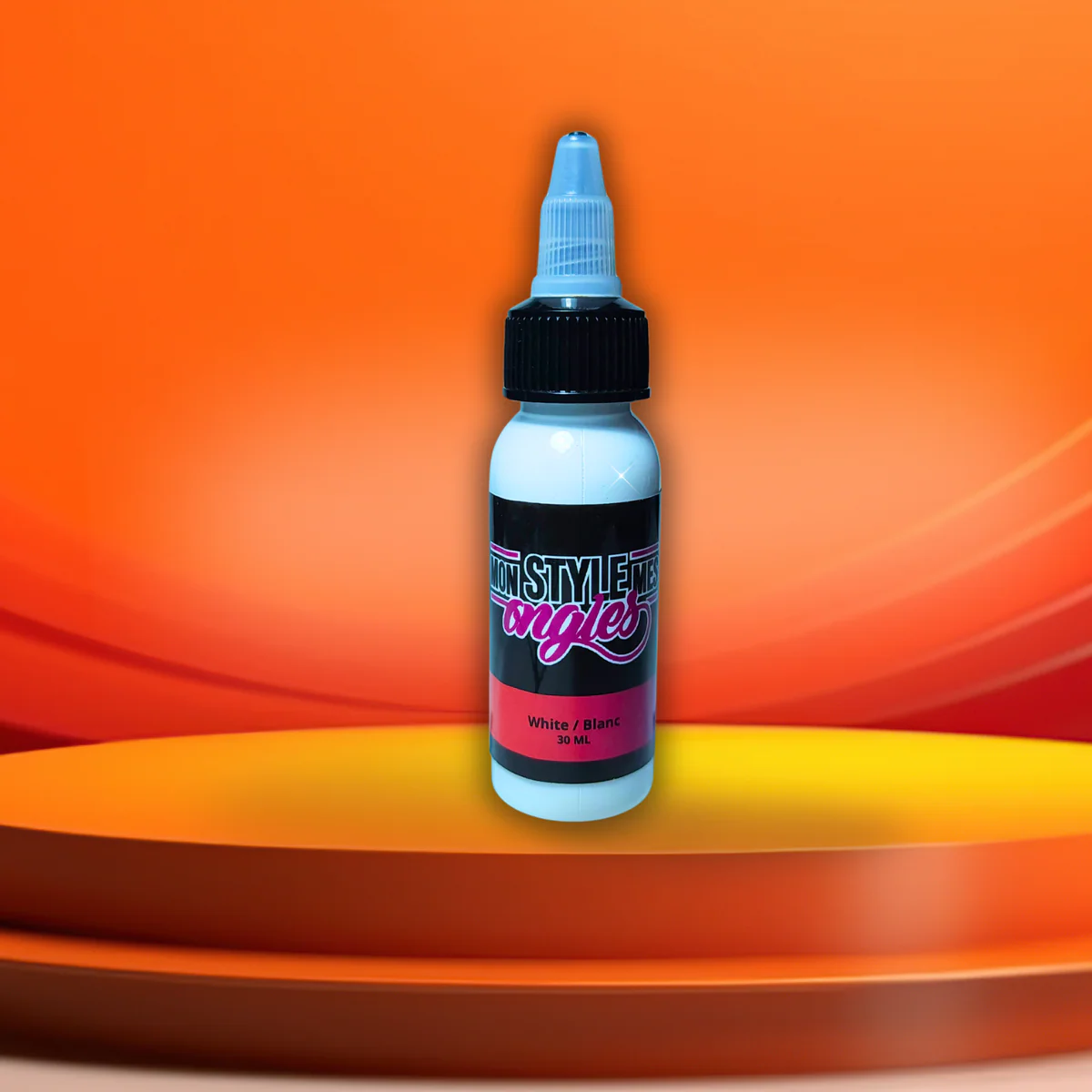 white airbrush ink