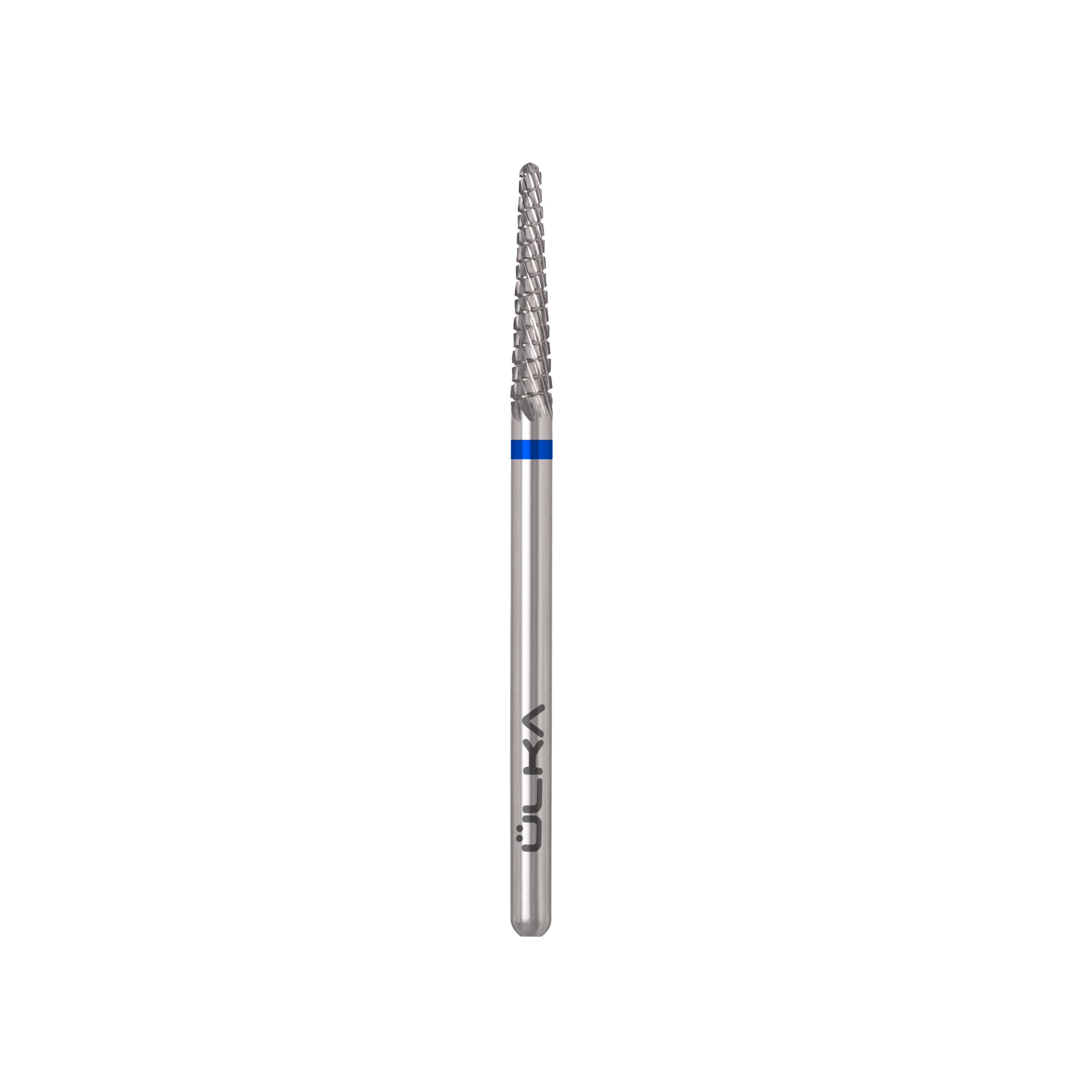 ÜLKA Carbide nail drill bit needle blue head diameter 2.3 mm / working part 14 mm (C2314-M) 2 carbide nail drill bit cone c2314 m scaled 2