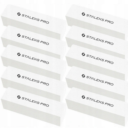 Staleks PRO Grinding Buff rectangular EXPERT 51 150 grit (10 pcs) 2 staleks blok polerka prostokatna pilnik do paznokci kostka nfb 51 150 10szt