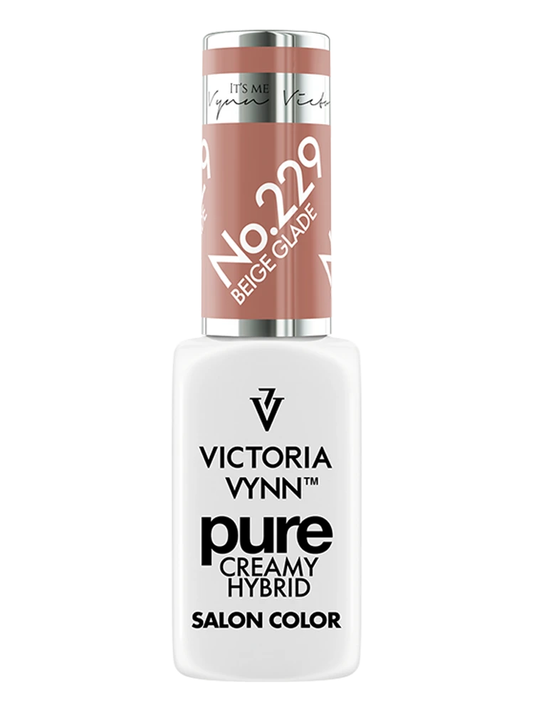 Victoria VYNN Pure Creamy Hybrid Gel Polish No. 229 Beige Glade 2 229 1 1