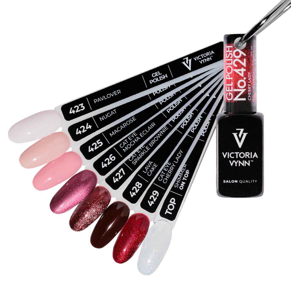 color chart gel polish 423 429 on