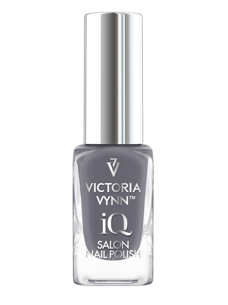 Victoria VYNN iQ Nail Polish No. 004 Dusty Fog 2 dark grey nail polish