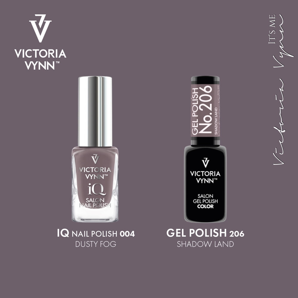 Victoria VYNN iQ Nail Polish No. 004 Dusty Fog 10 iq nail polish 004 1 2