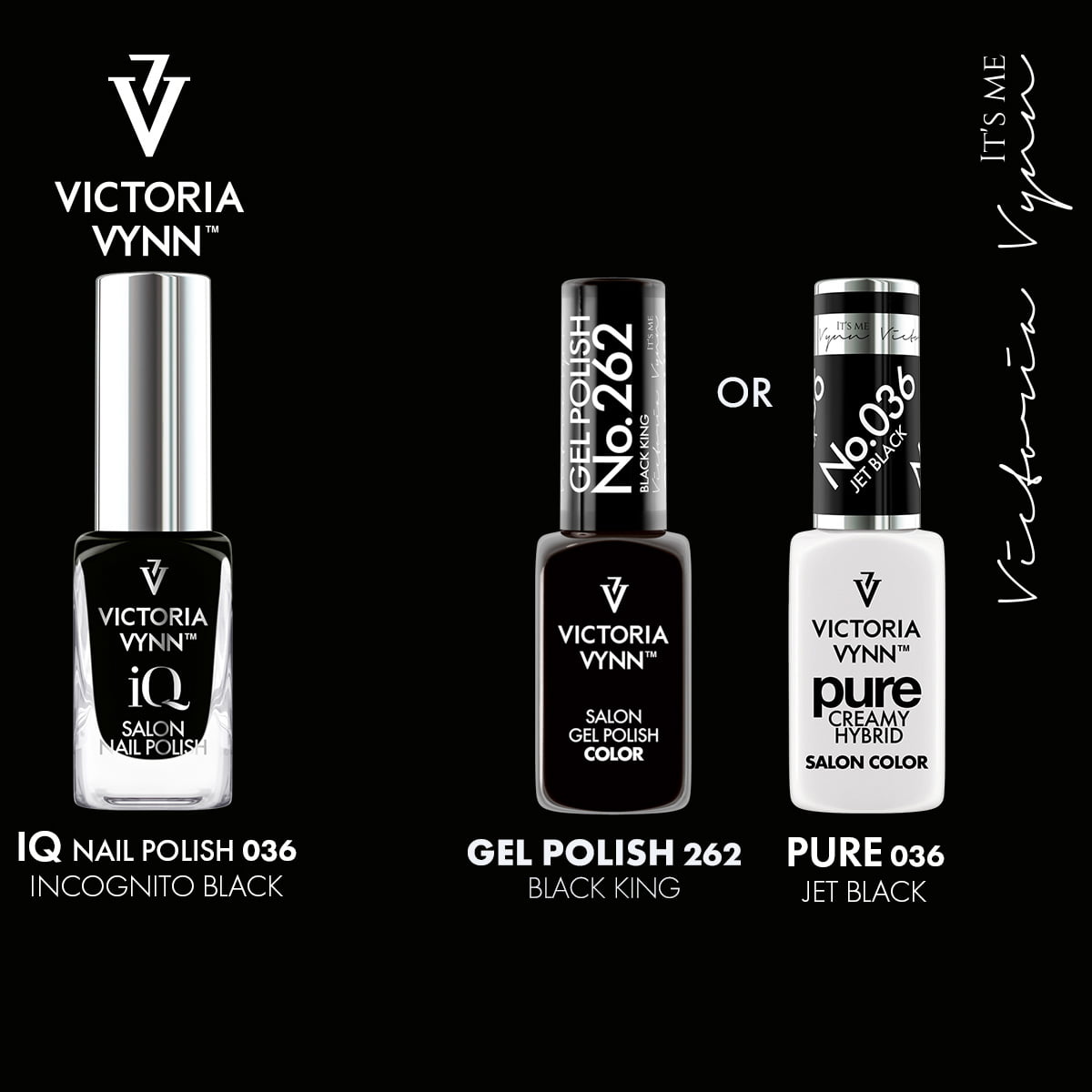 iQ Vernis à ongles n° 036 Incognito Black 8 iq vegan nail polish 036