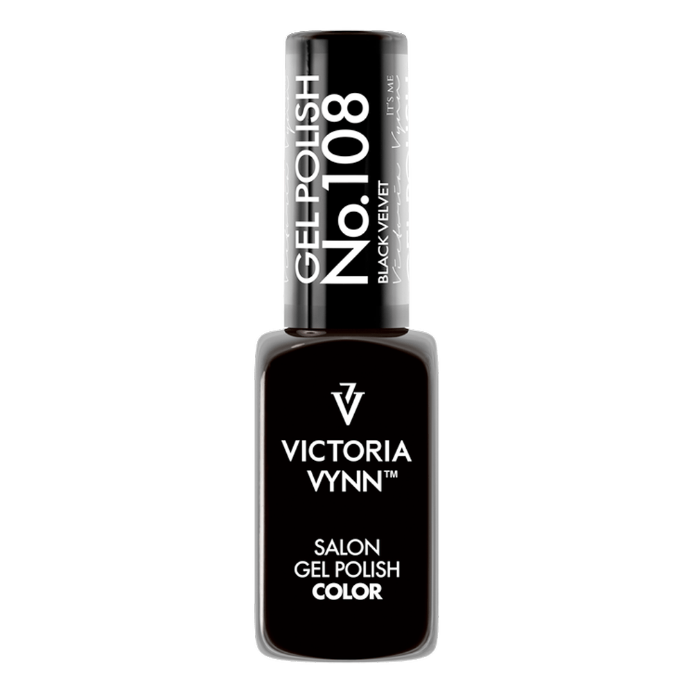 salon gel polish 108 black velvet