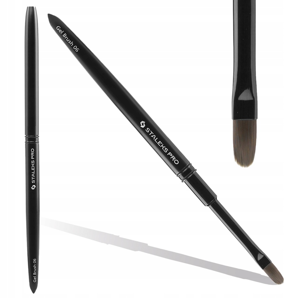 staleks expert pedzel pedzelek do zelu akrylu zdobien paznokci 6mm nbe 06