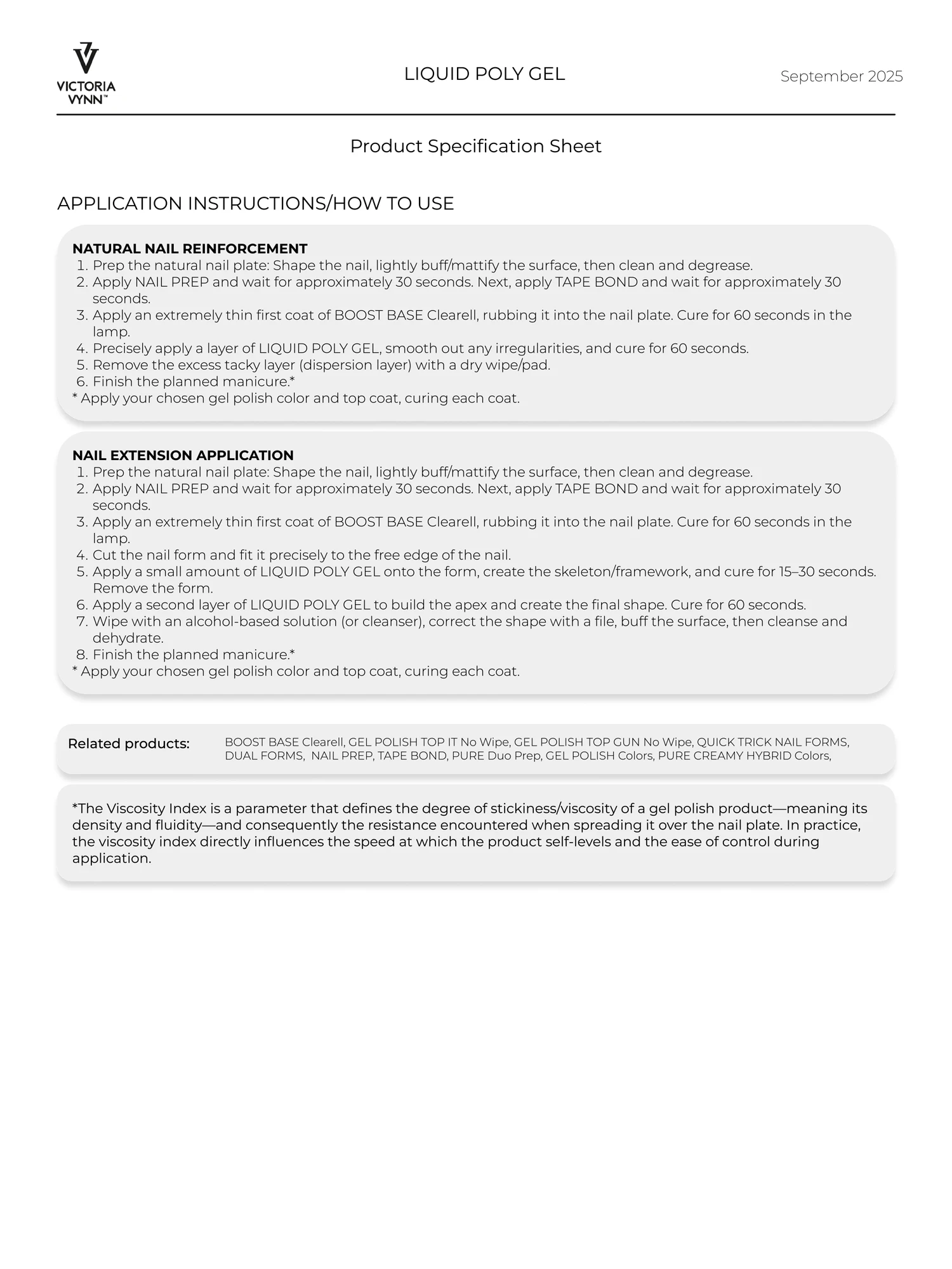 victoria vynn liquid polygel product specifications how to use