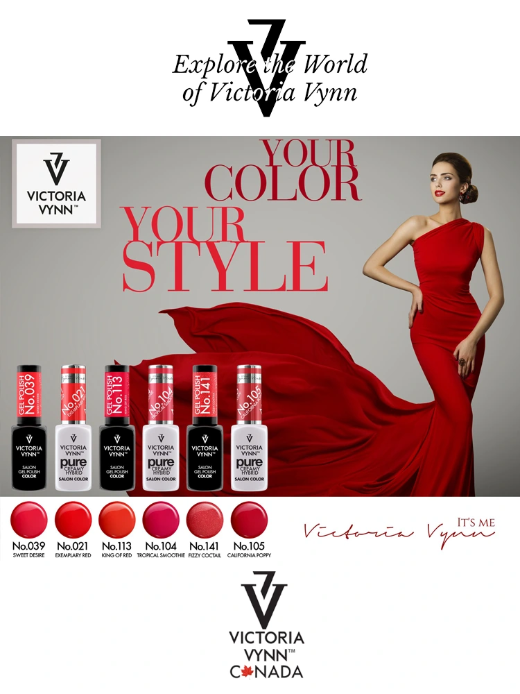 Victoria VYNN Pure Creamy Hybrid Gel Polish No. 104 Tropical Smoothie 6 wonderful ferrari red nail polish victoria vynn pure creamy hyrbrid 021 exemplary red 1 4