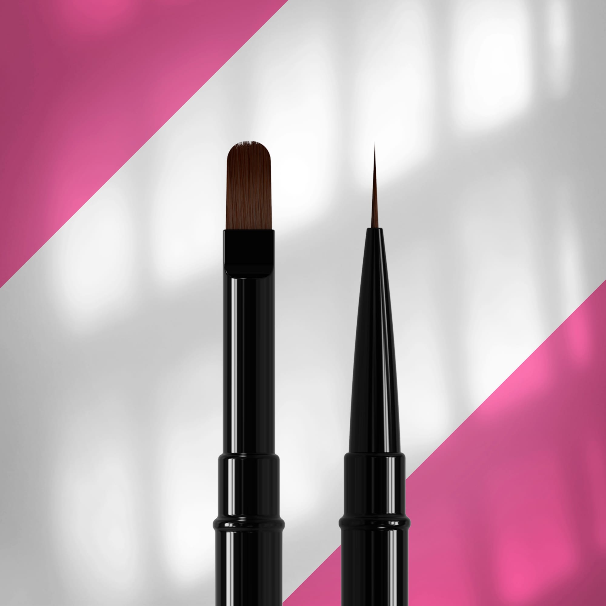 Pinceau à double embout Staleks EXPERT liner 10 mm / pour gel 11 mm