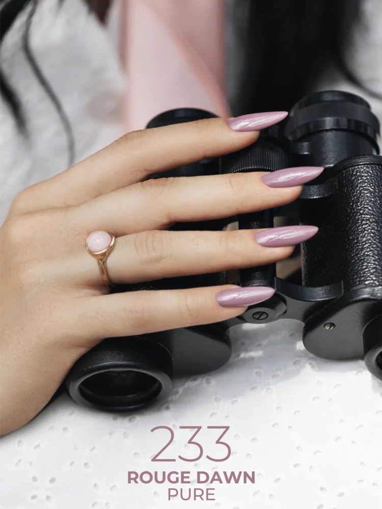vernis gel rose crémeux