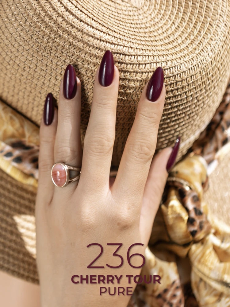 vernis gel bordeaux