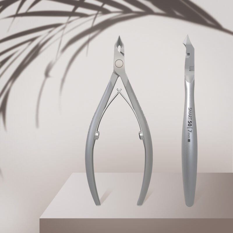 Alicate profesional para cutículas Staleks Smart 50 de 7 mm con mordaza completa