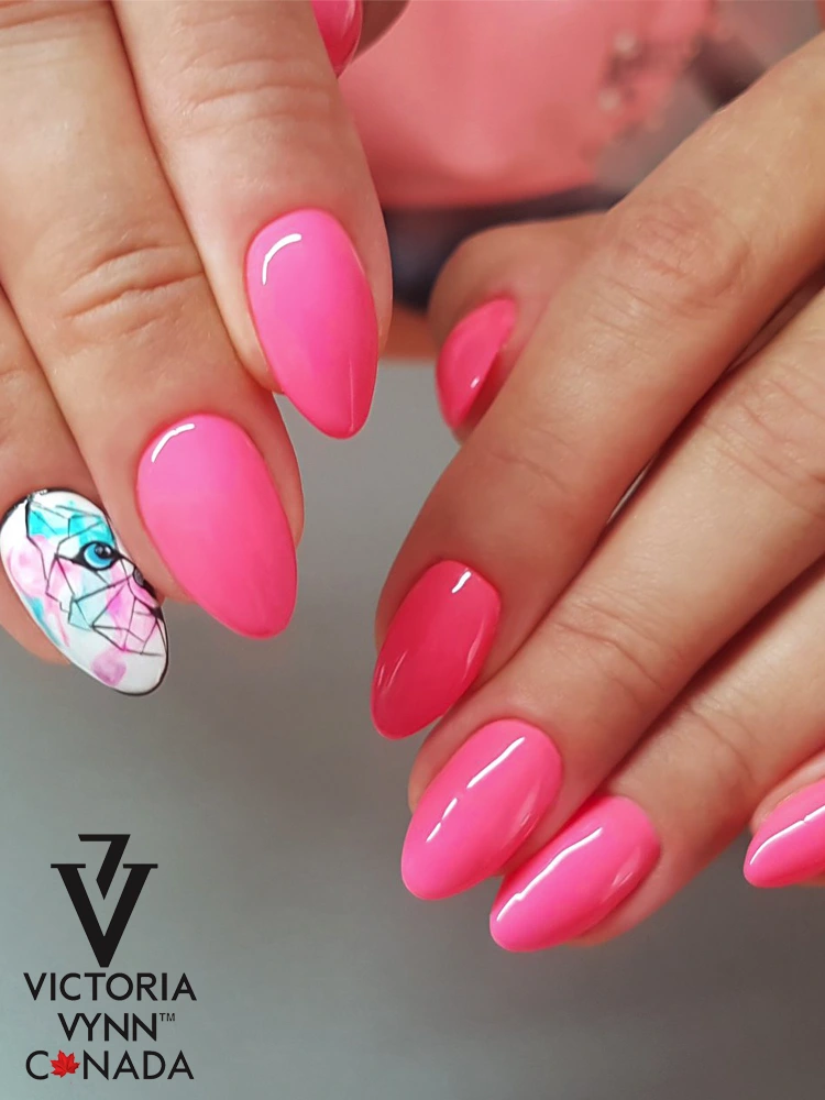 Las mejores uñas en rosa coral «Candy» de Victoria VYNN: Pure Creamy Hybrid 076 Candy Bloom