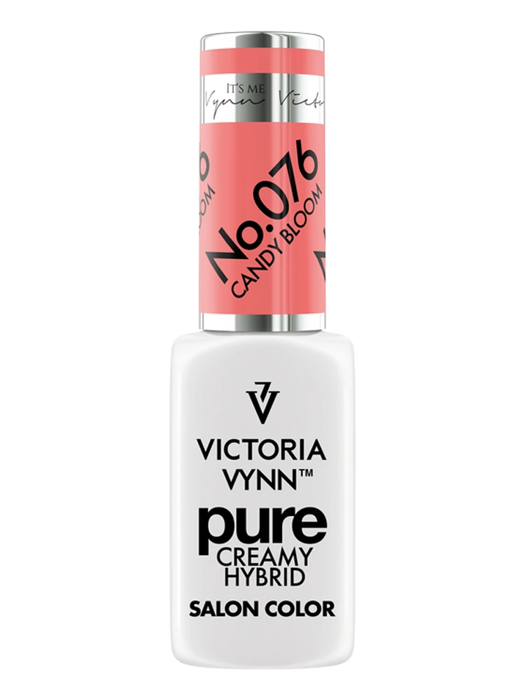 Las mejores uñas en rosa coral «Candy» de Victoria VYNN: Pure Creamy Hybrid 076 Candy Bloom