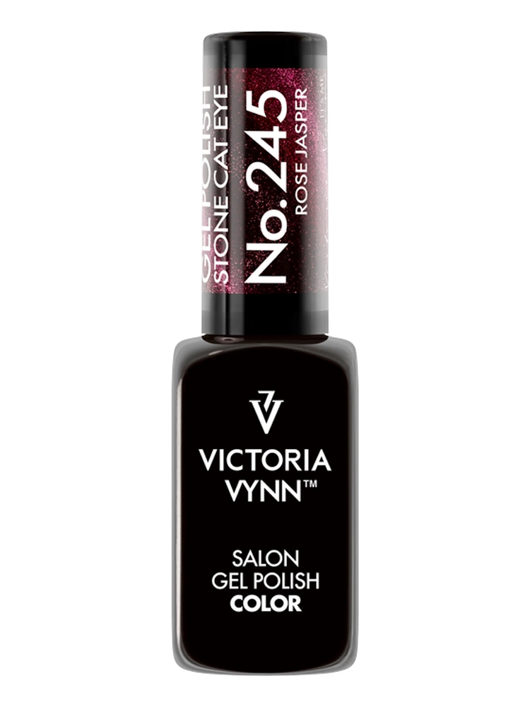El mejor esmalte en gel «Cat Eye» de Canadá: esmalte en gel de Victoria VYNN Salon, 245 Red Jasper