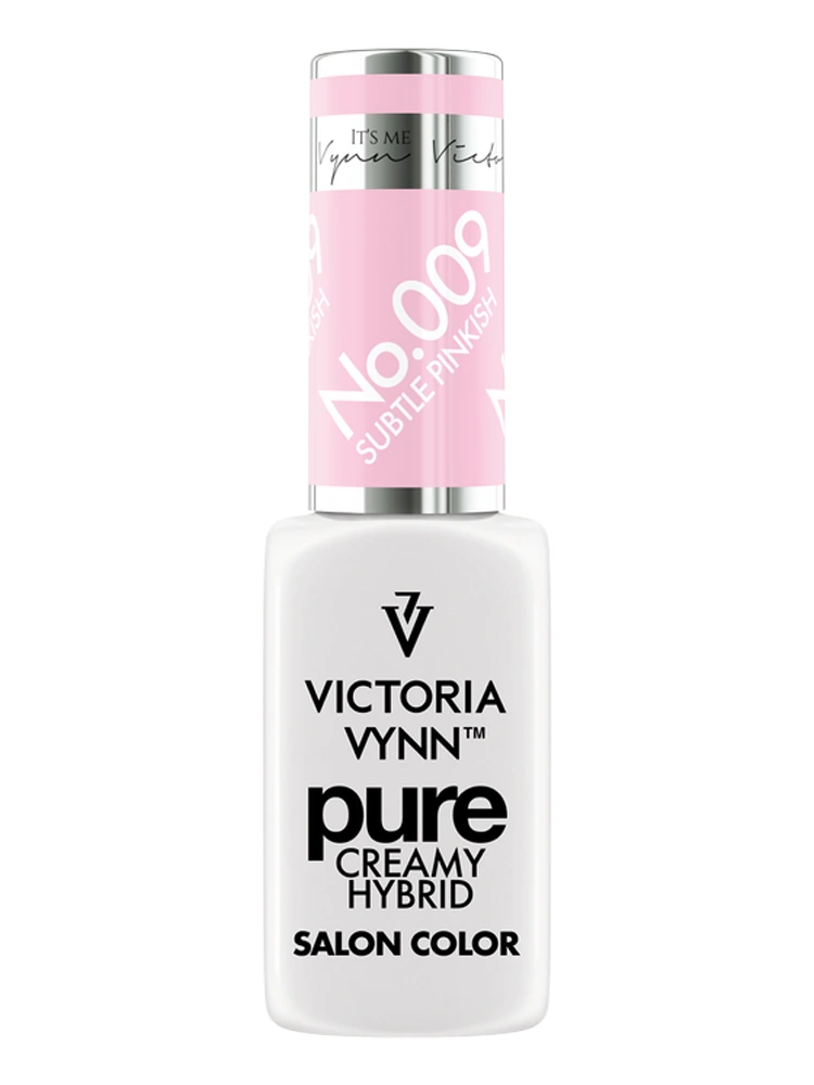 Les meilleurs vernis à ongles roses crémeux : Victoria VYNN Pure Creamy Hybrid 009, rose subtil