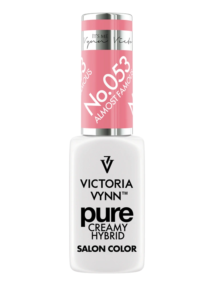 Las mejores uñas en rosa suave 053 «Almost Famous» de Victoria VYNN: híbrido cremoso puro 053 «Almost Famous»