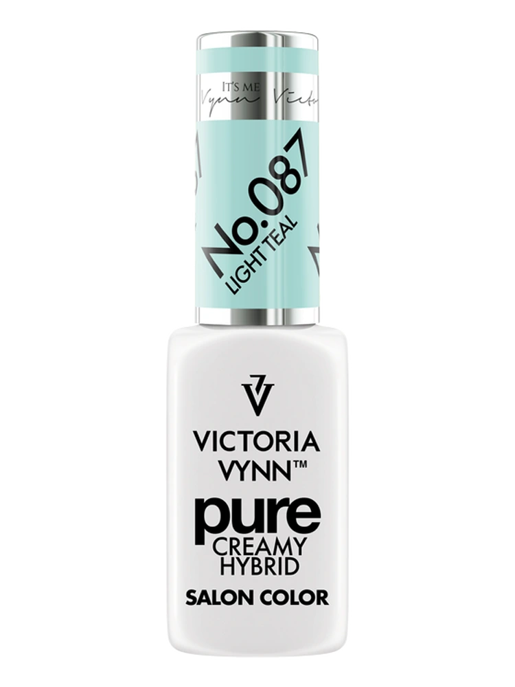 Las mejores uñas en verde menta: Victoria VYNN Pure Creamy Hybrid 087 Light Teal