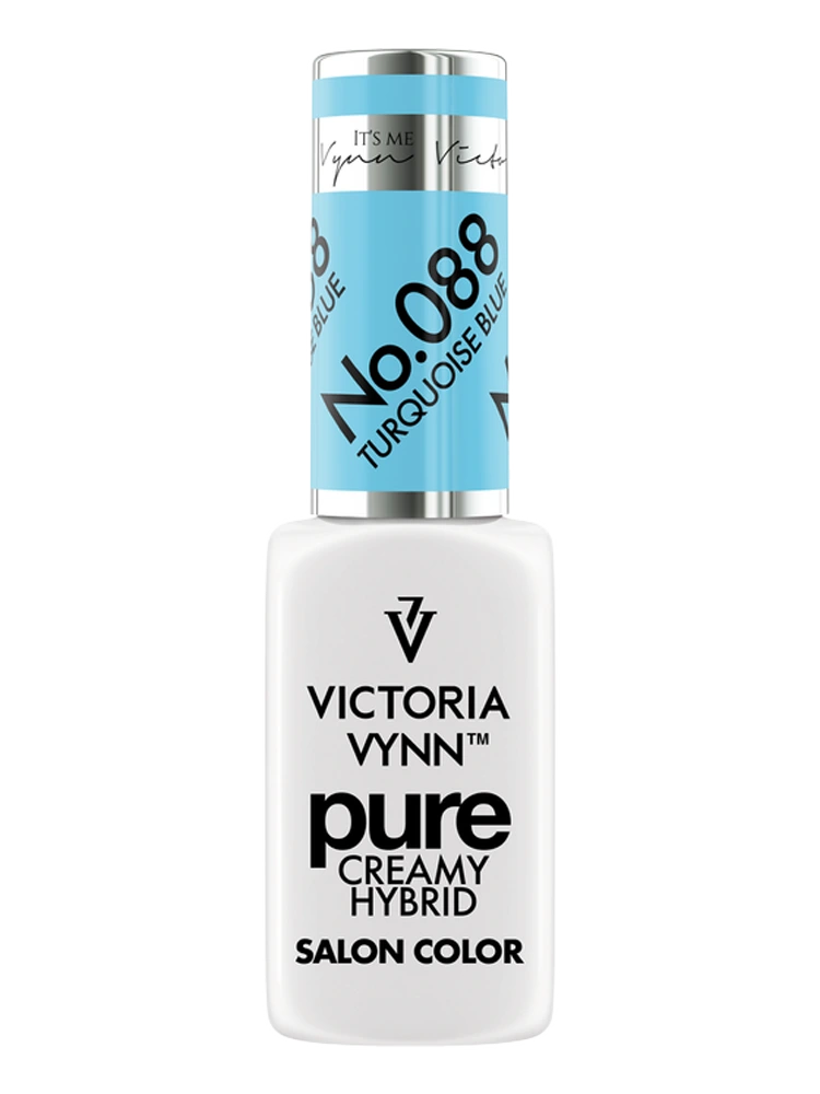 Las mejores uñas en azul turquesa: Victoria VYNN Pure Creamy Hybrid 088 Azul turquesa