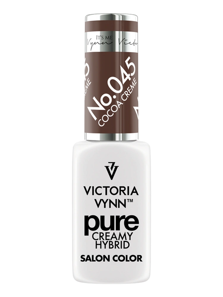 Las mejores uñas en tono marrón nuez: Victoria VYNN Pure Creamy Hybrid 045 Cocoa Creme