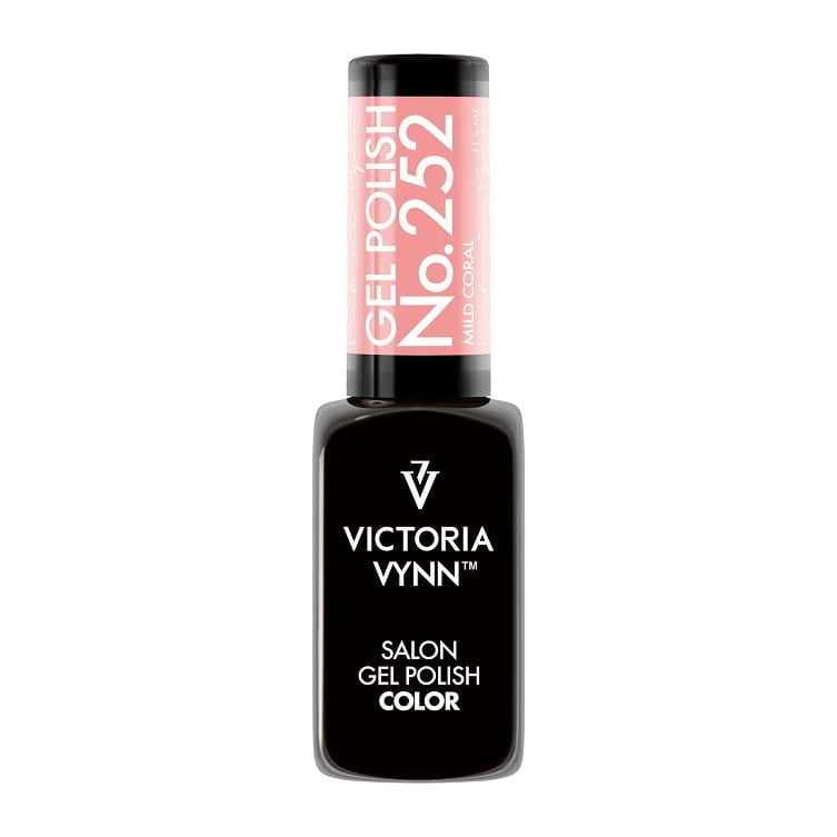 Esmalte en gel de salón n.º 252, Coral suave