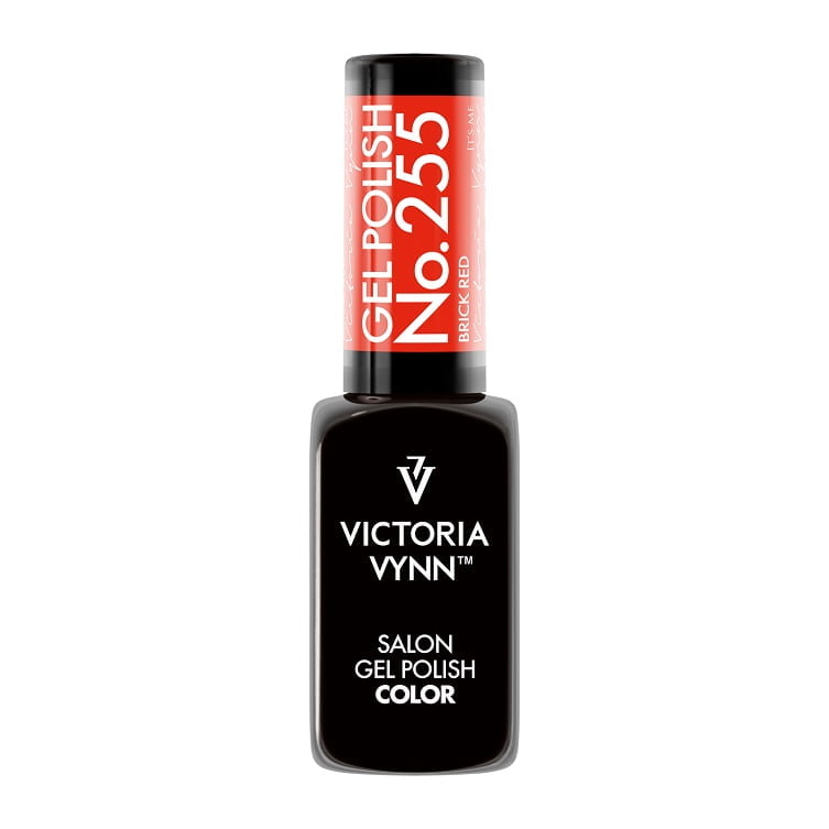 Esmalte en gel de salón n.º 255 Rojo ladrillo
