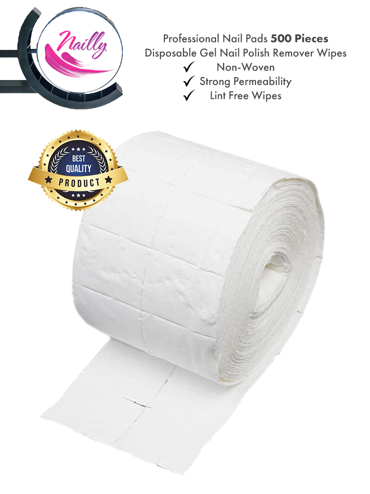 Coussinets pour ongles Nailly Professional, 500 pièces