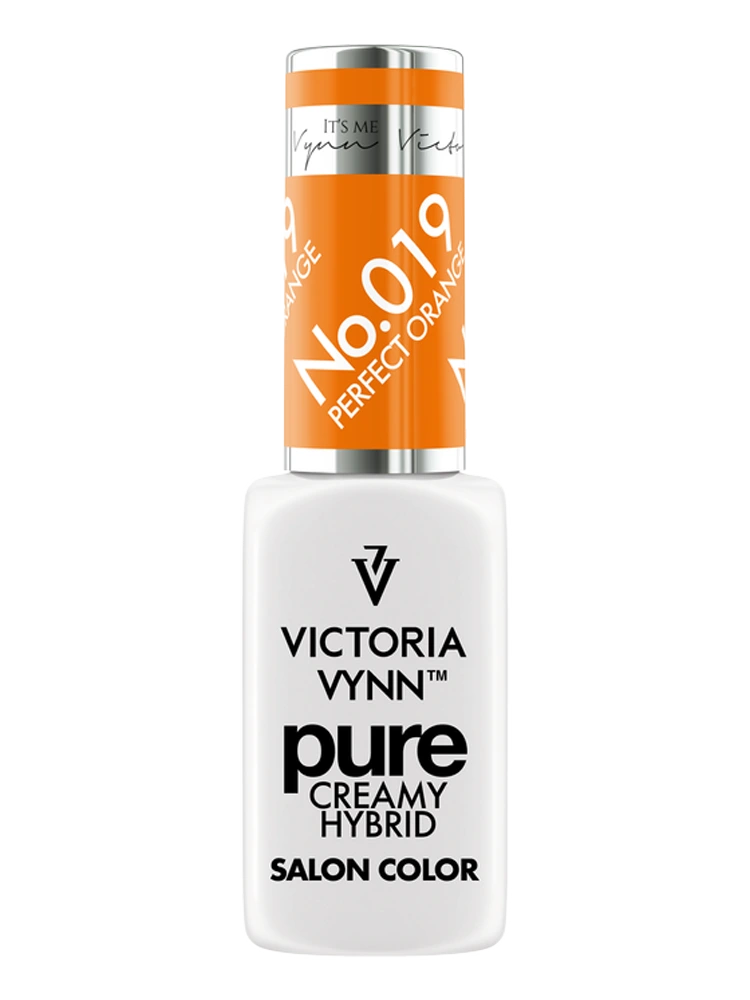 Ongles en gel « Perfect Orange » Victoria VYNN Pure Creamy Hybrid 019 Perfect Orange