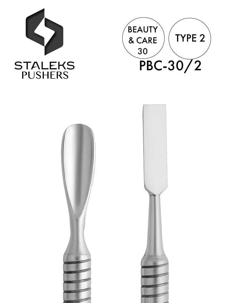 Staleks : repousse-cuticules de haute qualité, beauté et soins, 30 pièces, type 2