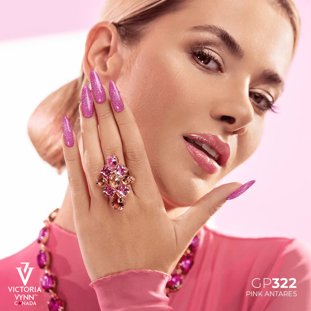 Vernis gel de salon 322 Rose Anthares