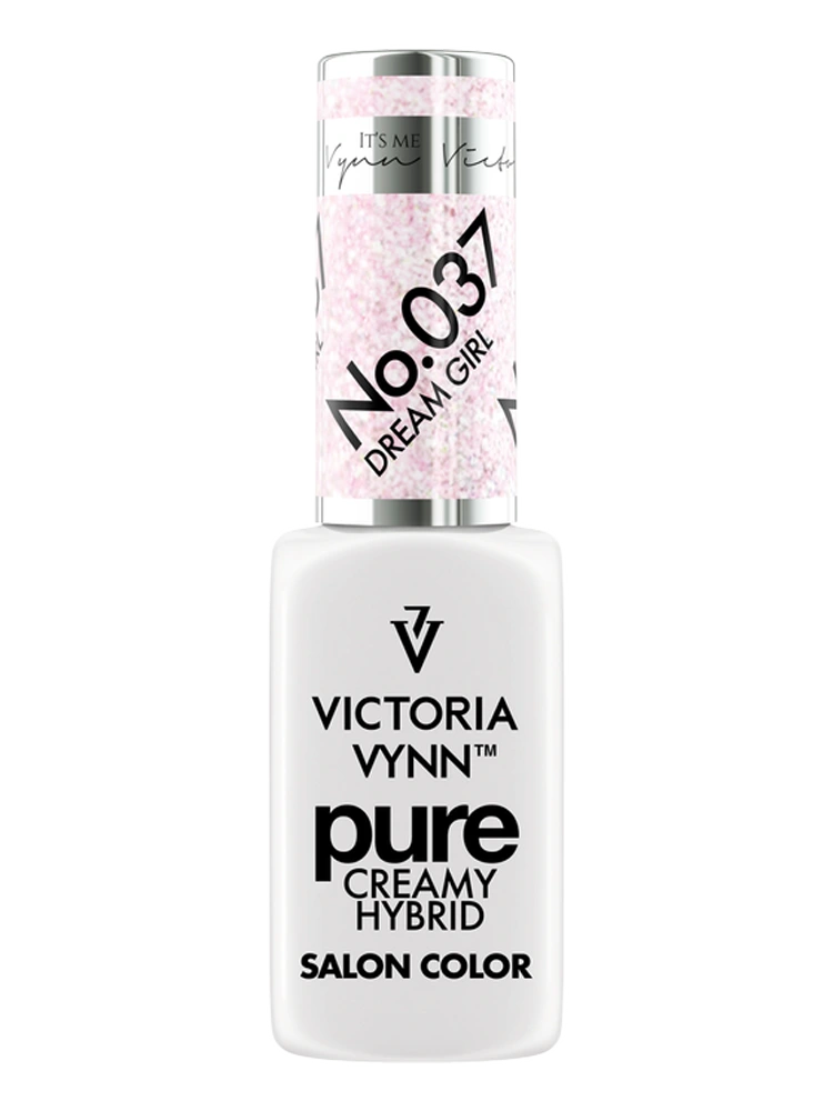 Vernis gel spécial « Ongles roses pailletés » Victoria VYNN 037 Dream Girl