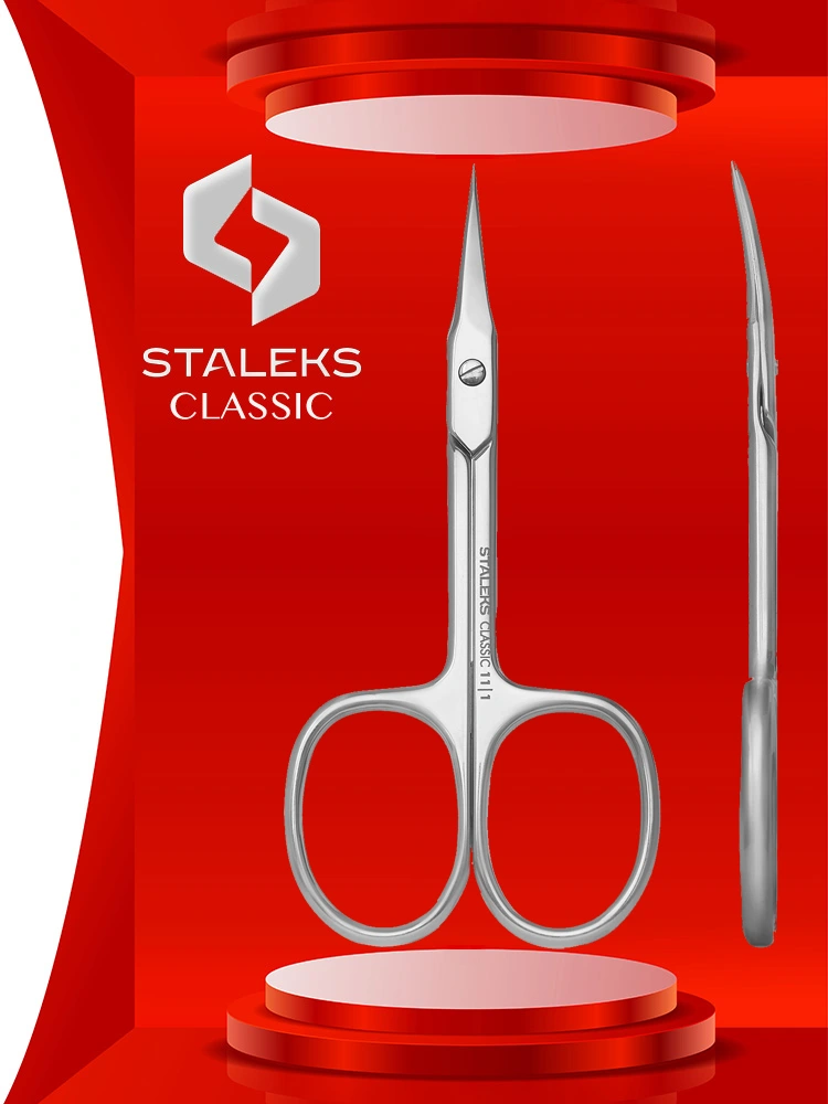 Ciseaux à cuticules incurvés Staleks Best Classic 11, type 1