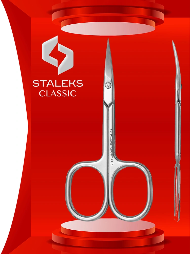 Ciseaux à cuticules Staleks Best Classic 21, type 1