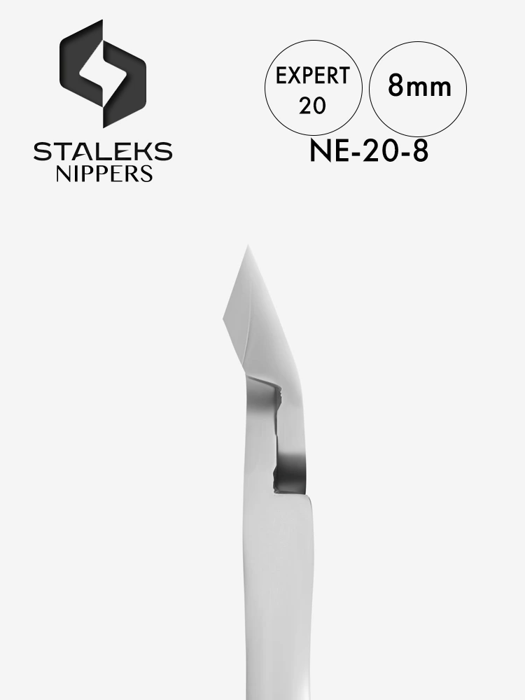 Pince à cuticules Staleks Best Sharp Expert 20, 8 mm