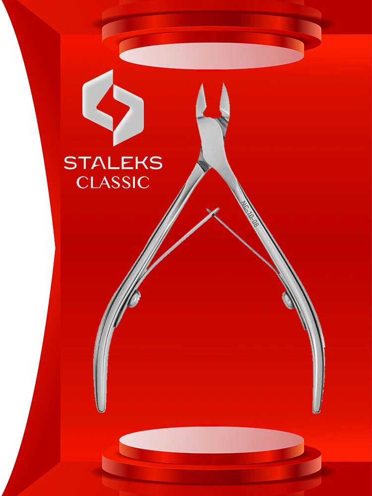 Pince à cuticules Staleks Classic 10, 8 mm